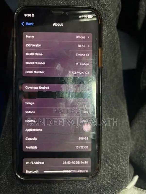 Apple iPhone XS (Used)
