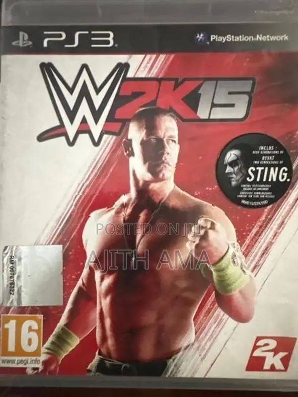WWE 2k15 : PS3 CD