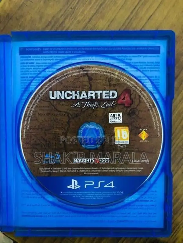 Uncharted 4 PS4 Game
