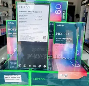 Infinix Hot 60i 256GB 8GB RAM (Brand New)