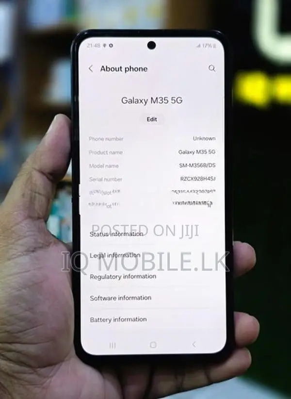 Samsung Galaxy M35 6GB 128GB (Used)