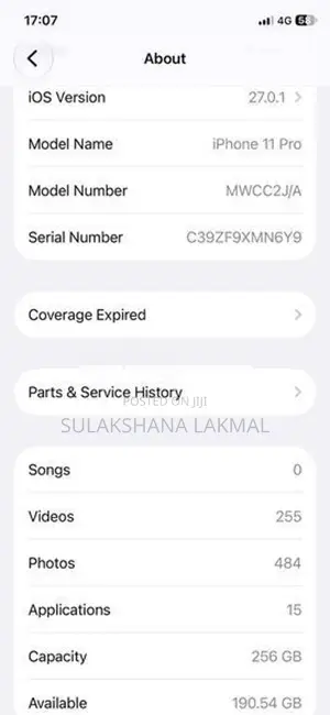 Apple iPhone 11 Pro 256GB (Used)