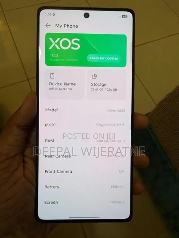 Infinix Note 50 (Used)