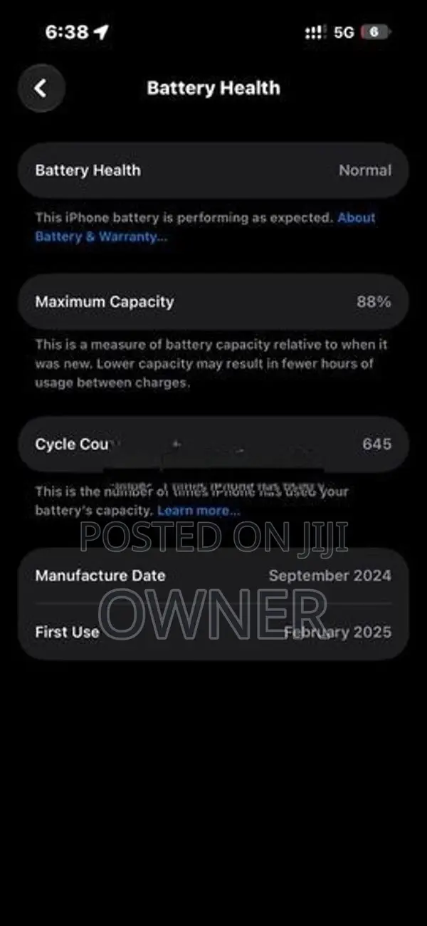 Apple iPhone 15 (Used)