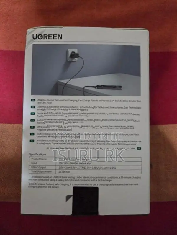 Ugreen N Series GaN Fast Charger 25W