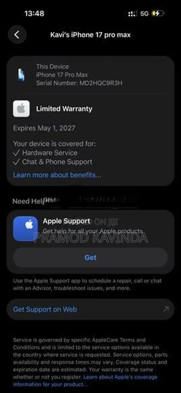 Apple iPhone 17 Pro Max 256GB (Used)