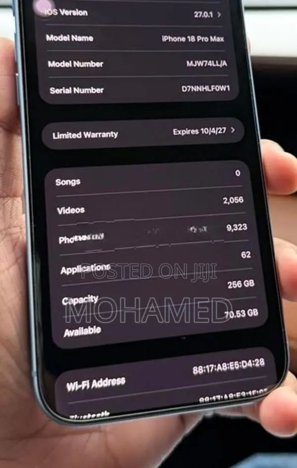 Apple iPhone 18 Pro Max (Used)