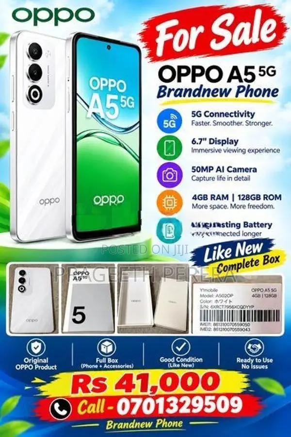 Oppo A5 (Brand New)