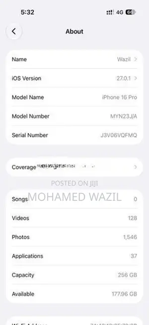 Apple iPhone 16 Pro (Used)