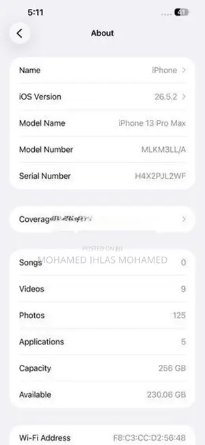 Apple iPhone 13 Pro Max (Used)