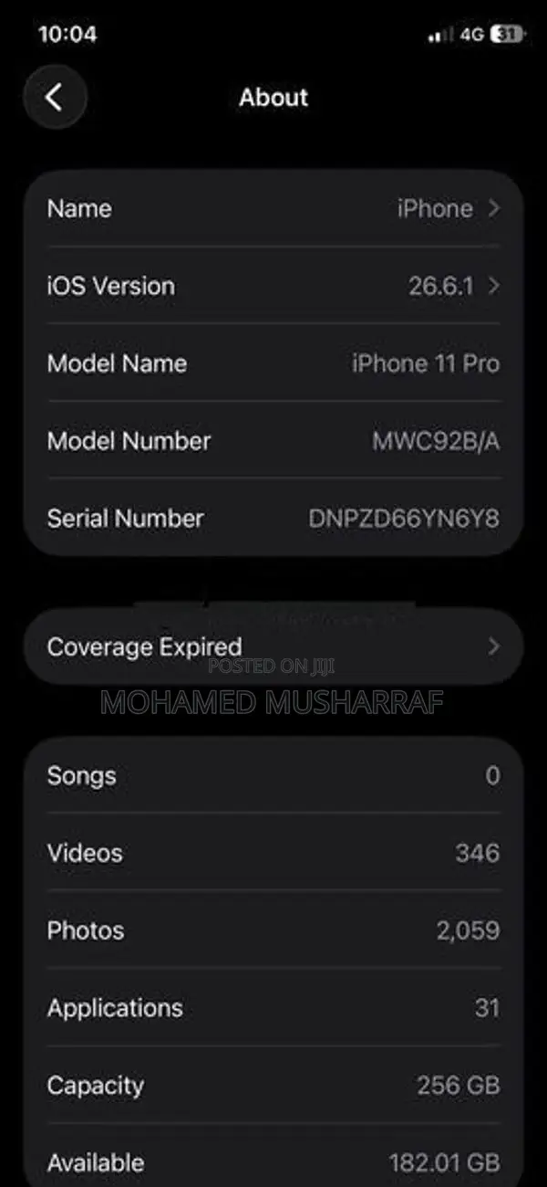Apple iPhone 11 Pro GB (Used)