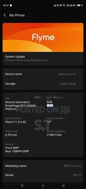 Meizu Lucky 08 (Used)