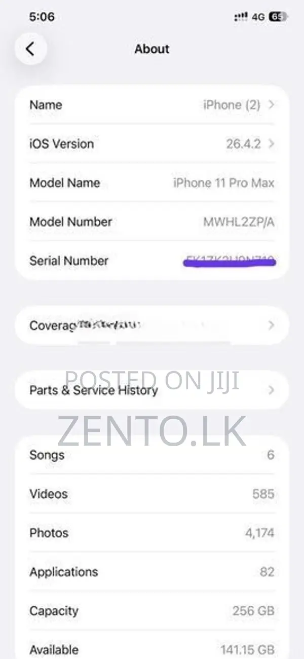 Apple iPhone 11 Pro Max (Used)