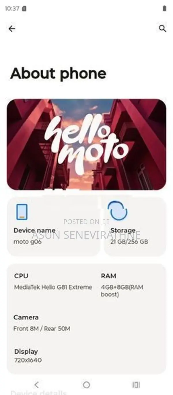 Moto G06 (Used)
