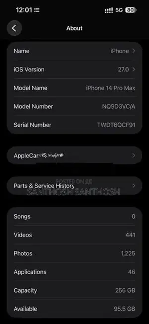 Apple iPhone 14 Pro Max 256GB (Used)