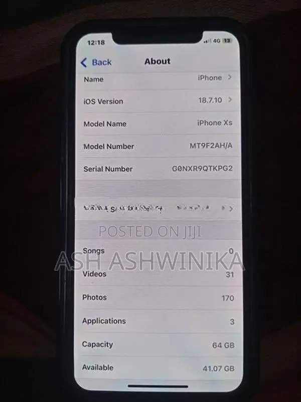 Apple iPhone XS (Used)