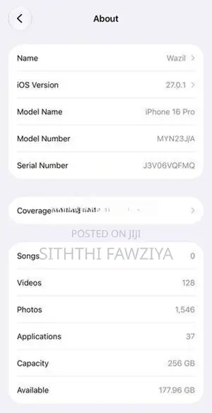 Apple iPhone 16 Pro (Used)