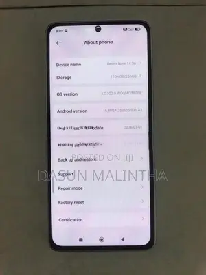 Xiaomi Redmi Note 14 8GB 256GB (Used)