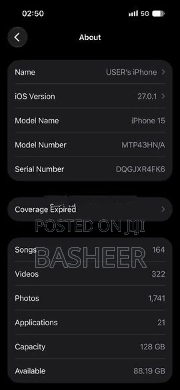 Apple iPhone 15 HA (Used)