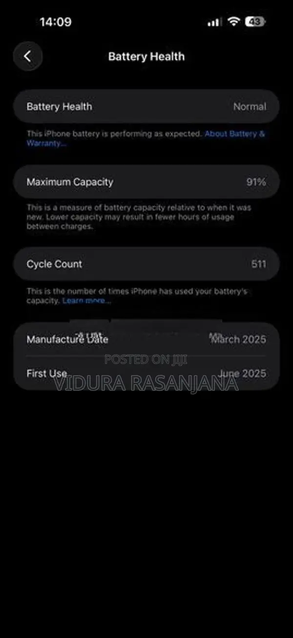 Apple iPhone 16 Pro Max 256GB (Used)
