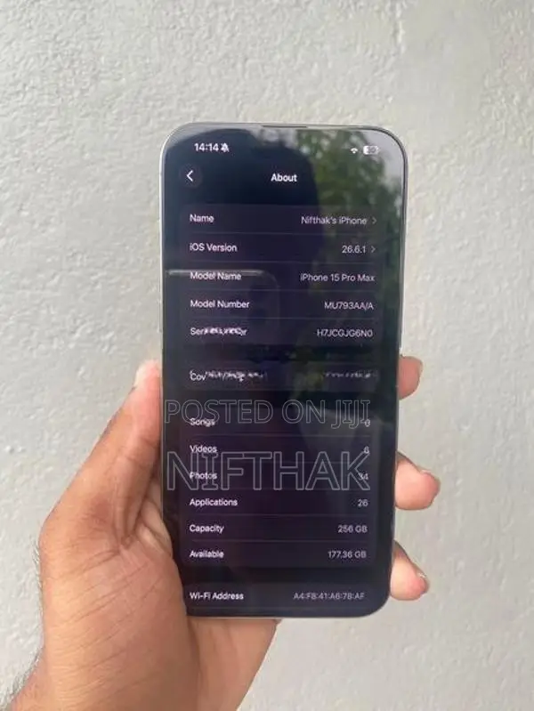 Apple iPhone 15 Pro Max 256GB (Used)