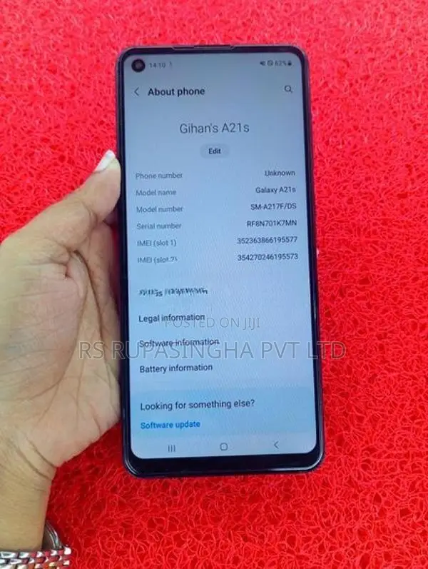 Samsung Galaxy A21s 4GB/64GB (Used)