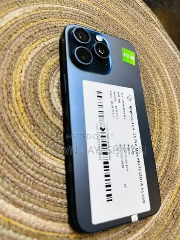 Apple iPhone 15 Pro Max 512GB (Used)