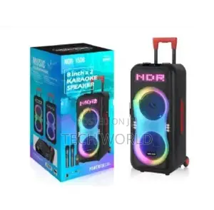 Party Box - Dual wireless Mic 8" inch Speakers