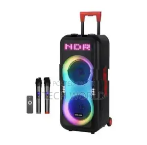 Party Box - Dual wireless Mic 8" inch Speakers
