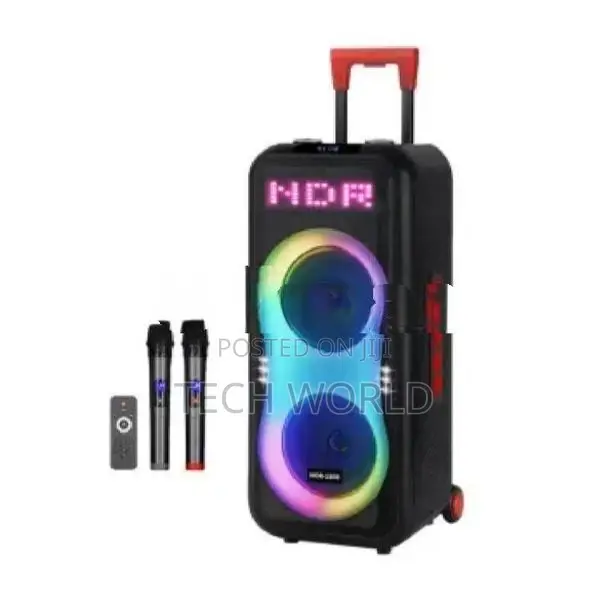Party Box - Dual wireless Mic 8" inch Speakers