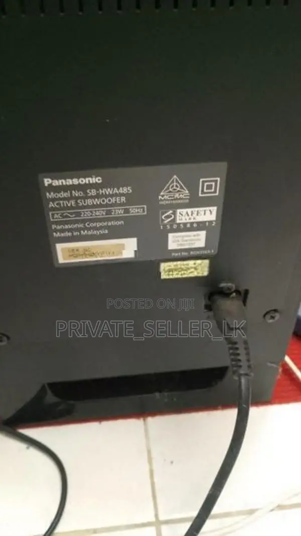 PANASONIC SU-HTB485 Home Theatre Soundbar