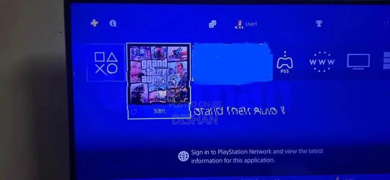 Sony PS4 500GB With GTA V Game More