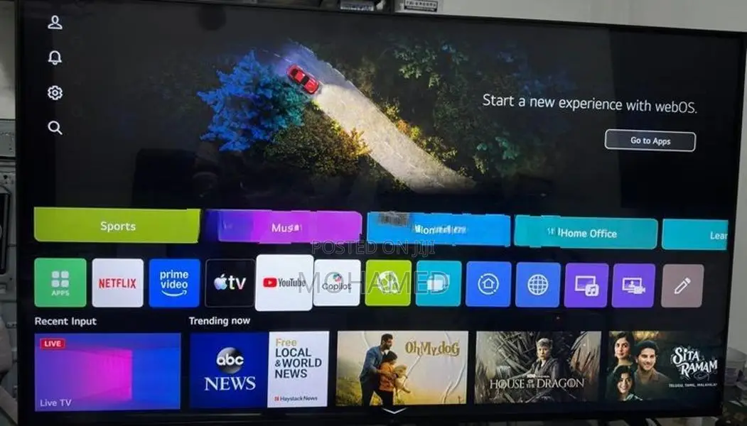 LG 55 inch 4K AI TV