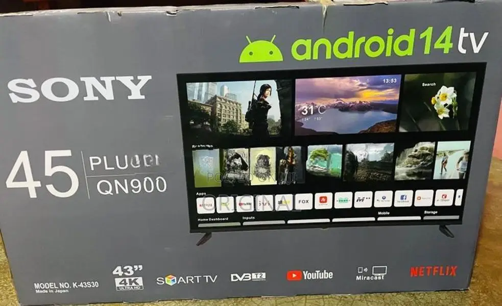Brand New Sony 45 Plus Smart TV / QN900 K-43S30