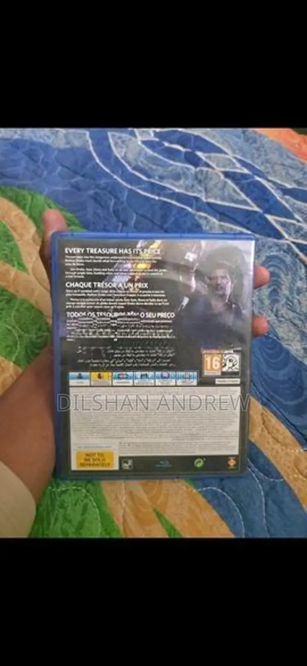 Sony Uncharted 4 Ps4 Game