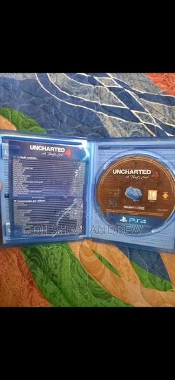 Sony Uncharted 4 Ps4 Game