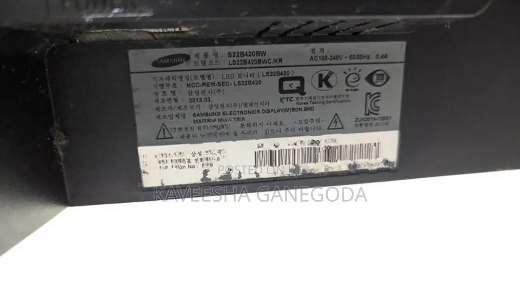 Samsung 22" LED Monitor