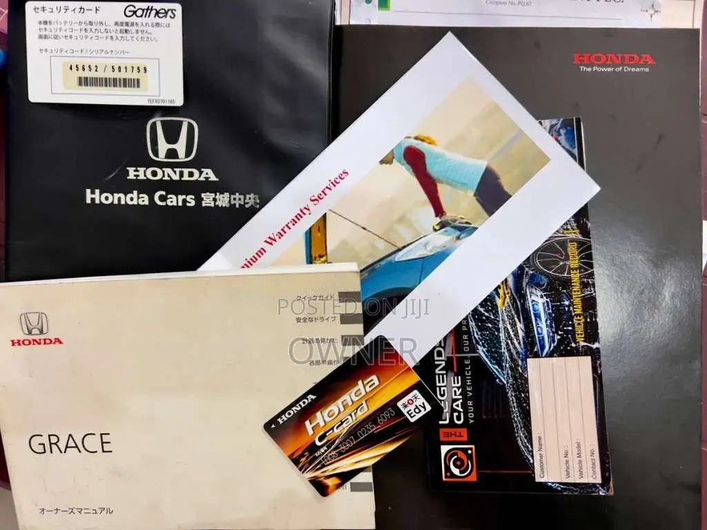 Honda Grace Ex 2016 Car (Used)