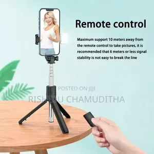 Selfie Stick With Fill Light & Remote