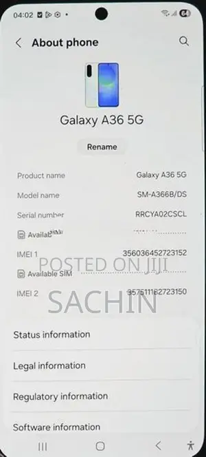 Samsung Galaxy A36 (Brand New)