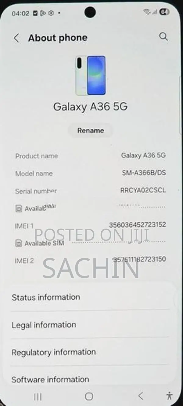 Samsung Galaxy A36 (Brand New)
