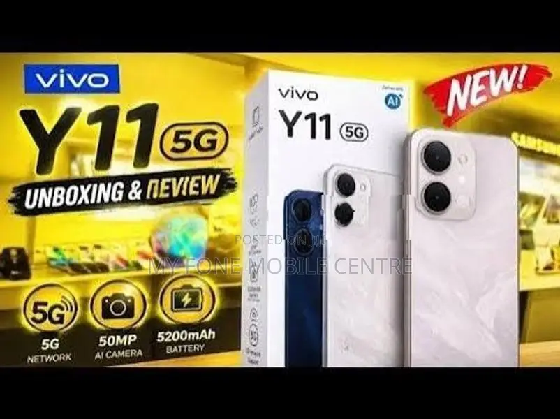 Vivo Y11 5G 128GB 8GB RAM 5G. (Brand New)