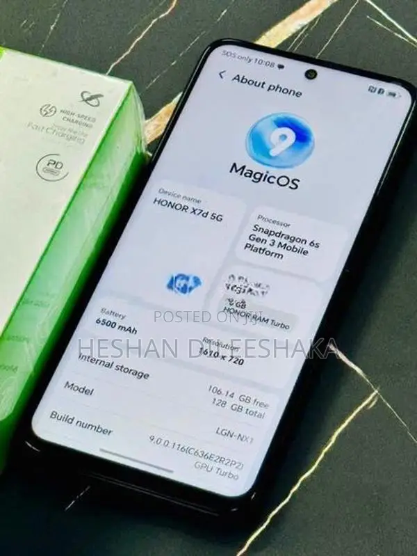 Honor X7D 5G 6|128GB (Used)