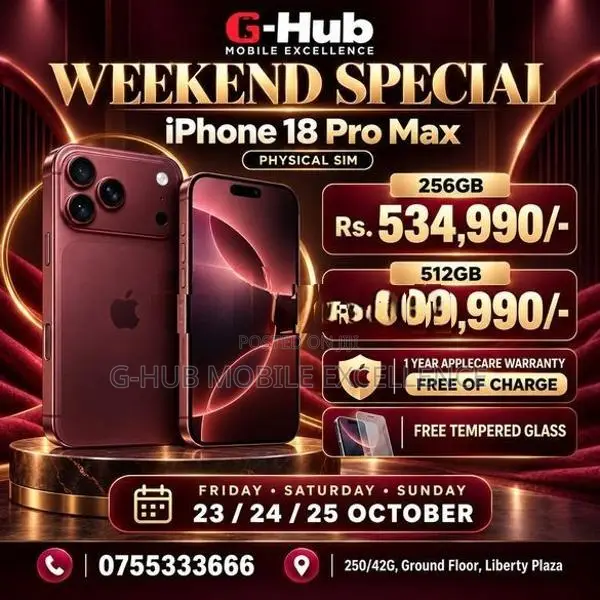 Apple iPhone 18 Pro Max 256GB (Brand New)
