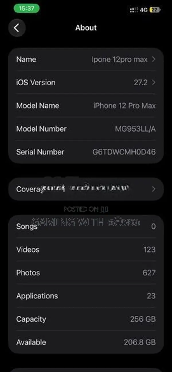 Apple iPhone 12 Pro Max (Used)