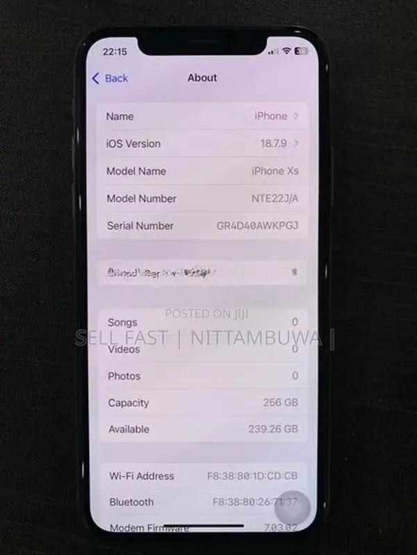 Apple iPhone XS (Used)