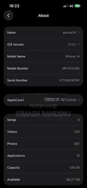Apple iPhone 14 (Used)