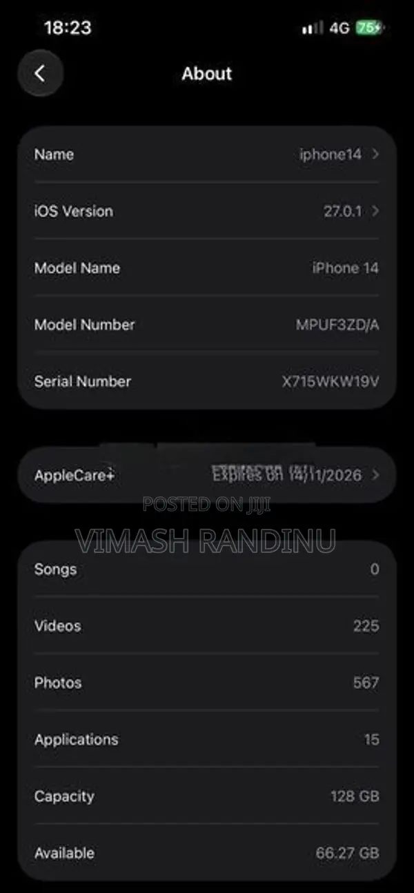 Apple iPhone 14 (Used)