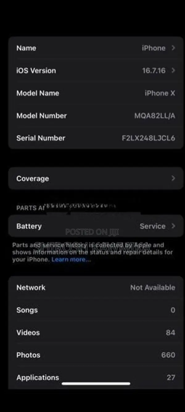 Apple iPhone X (Used)