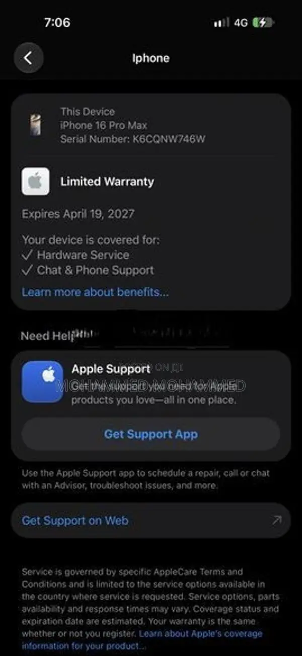 Apple iPhone 16 Pro Max (Used)